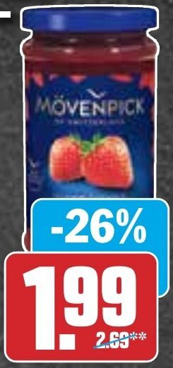 Hit Mövenpick Konfitüre 220-250 g Glas Angebot