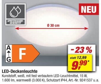 toom Baumarkt LED-Deckenleuchte Angebot