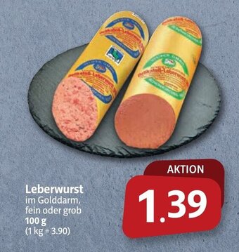Markant Markt Leberwurst im Golddarm100g Angebot