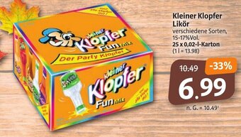 Markant Markt Kleiner Klopfer Likör 25*0.02ml Angebot