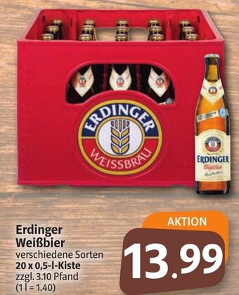 Markant Markt Erdinger Weißbier 20*500ml Angebot