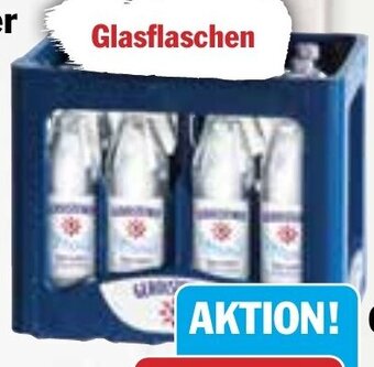 Hit Gerolsteiner Mineralwasser 12 x 0,75 l Flaschen Angebot