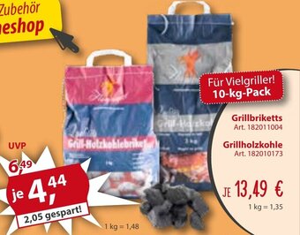 Sonderpreis Baumarkt Grillbriketts / Grillholzkohle Angebot