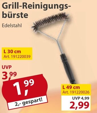 Sonderpreis Baumarkt Grill-Reinigungsbürste Angebot