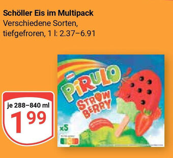 Globus Schöller Eis im Multipack 288-840 ml Angebot