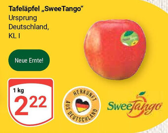 Globus Tafeläpfel ,,SweeTango 1 kg Angebot