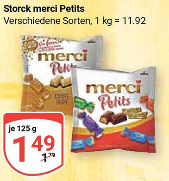 Globus Storck merci Petits 125 g Angebot