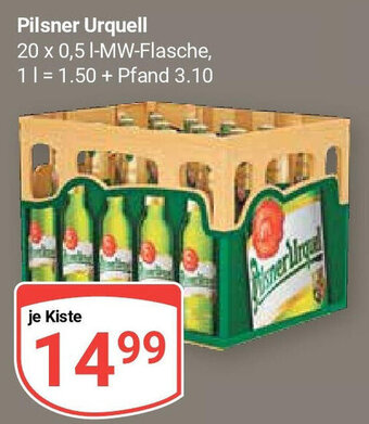 Globus Pilsner Urquell 20 x 0,5 l-MW-Flasche Angebot
