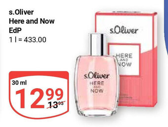 Globus s.Oliver Here and Now EdP 30 ml Angebot