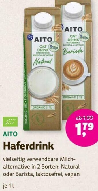 Denns BioMarkt AITO Haferdrink 1 L Angebot