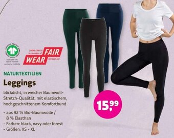 Denns BioMarkt NATURTEXTILIEN Leggings Angebot