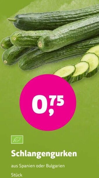 Denns BioMarkt Schlangengurken Angebot