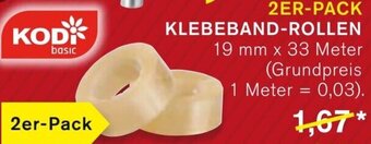 KODi 2ER-PACK KLEBEBAND-ROLLEN Angebot
