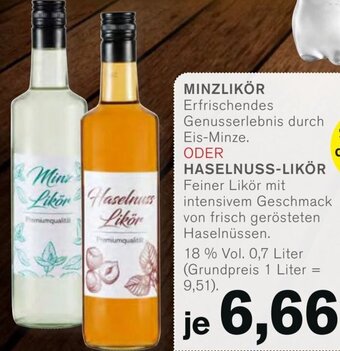 KODi MINZLIKÖR ODER HASELNUSS-LIKÖR 0,7 Liter Angebot