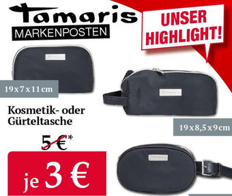 Woolworth Tamaris Kosmetik oder Gürteltasche Angebot