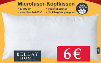 Woolworth Microfaser-Kopfkissen Angebot