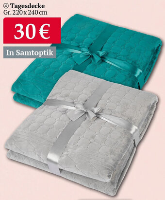 Woolworth Tagesdecke Gr. 220 x 240 cm Angebot