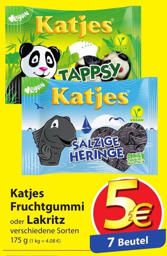 Famila Nord Ost Katjes Fruchtgummi oder Lakritz 175 g Angebot