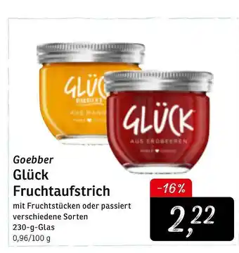 KONSUM Goebber Glück Frunchtaufstrich Angebot