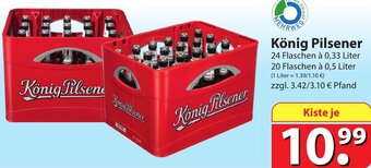 Famila Nord Ost König Pilsener 24x0,33/20x0,5 Liter Angebot