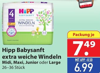 Famila Nord Ost Hipp Babysanft extra weiche Windeln Angebot