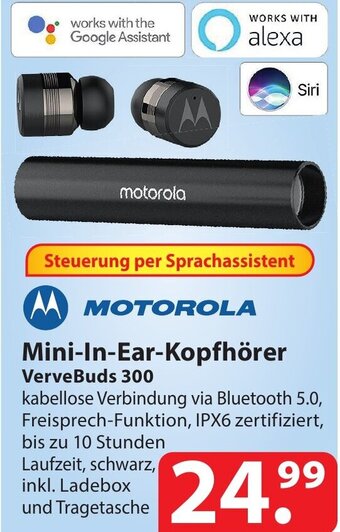 Famila Nord Ost MOTOROLA Mini-In-Ear-Kopfhörer VerveBuds 300 Angebot