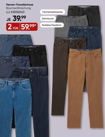 Galeria Herren-Travellerhose Angebot