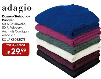 Galeria adagio Damen-Stehbund Pullover Angebot
