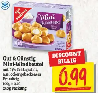 NP Discount Gut & Günstig Mini Windbeutel 250g Angebot