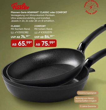 Galeria Fissler Pfannen-Serie ADAMANT CLASSIC oder COMFORT Angebot
