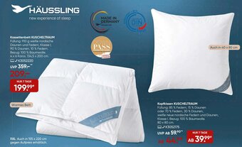 Galeria HÄUSSLING Kopfkissen KUSCHELTRAUM Angebot
