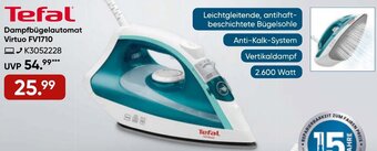 Galeria Tefal Dampfbügelautomat Virtuo FV1710 Angebot