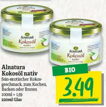 NP Discount Alnatura Kokosöl nativ 220ml Angebot