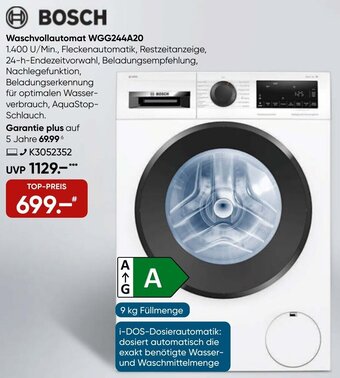 Galeria BOSCH Waschvollautomat WGG244A20 Angebot