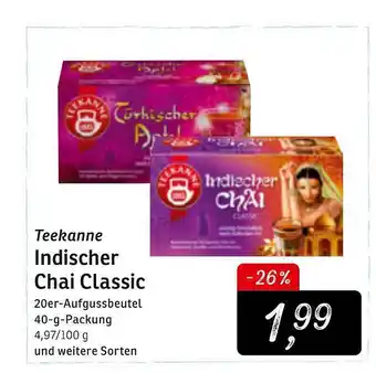 KONSUM Teekanne Indischer Chai Classic Angebot