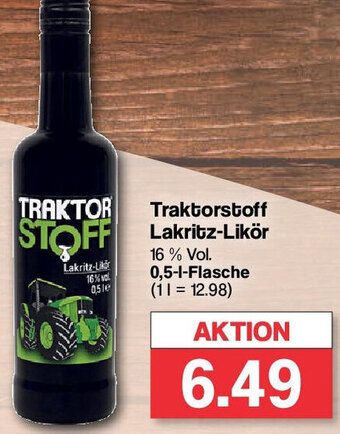 Famila Nord West Traktorstoff Lakritz-Likör 0,5 L Flasche Angebot