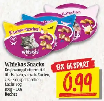 NP Discount Whiskas Snacks Angebot