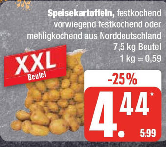 Marktkauf Speisekartoffeln, festkochend 7.5kg Angebot