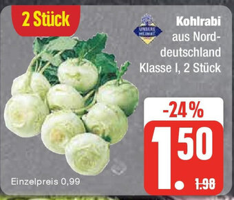 Marktkauf Kohlrabi 2 Stück Angebot