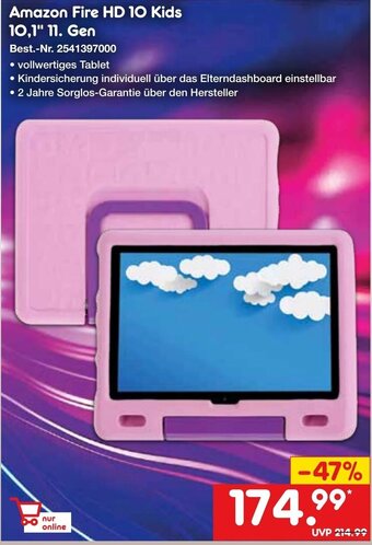 Netto Marken-Discount Amazon Fire HD 10 Kids 10,1''11.Gen Angebot