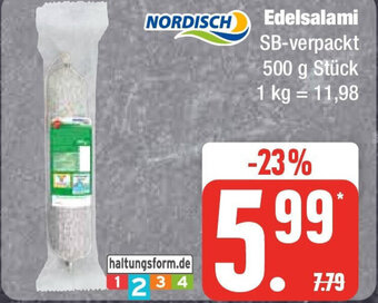 Marktkauf NORDISCH Edelsalami 500g Angebot