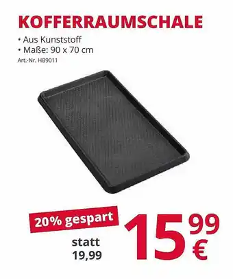 A.T.U. Kofferraumschale Angebot