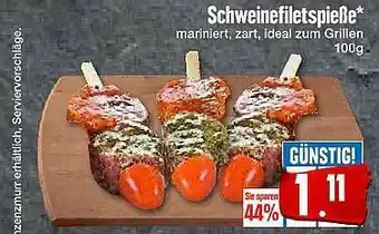 Edeka Schweinefiletspieße Angebot