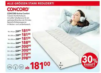 Matratzen Concord Concord Active Comfort Angebot