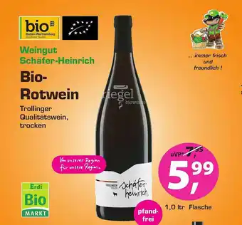 Erdi Biomarkt Bio-rotwein Angebot