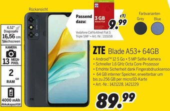 MEDIMAX ZTE Blade A53+ 64GB Angebot