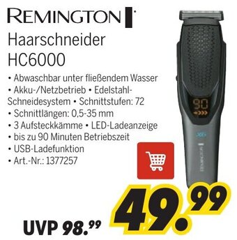 MEDIMAX REMINGTON Haarschneider HC6000 Angebot
