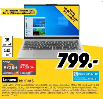 MEDIMAX Lenovo IdeaPad 5 Angebot