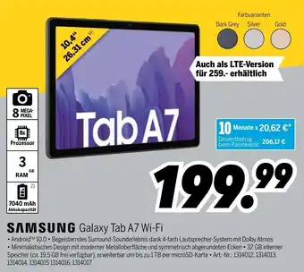 MEDIMAX Samsung Galaxy Tab A7 WiFi Angebot