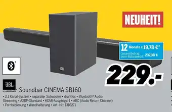 MEDIMAX JBL Soundbar Cinema SB160 Angebot